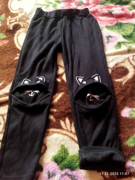 Теплі лосіни на дівчинку 134-140р