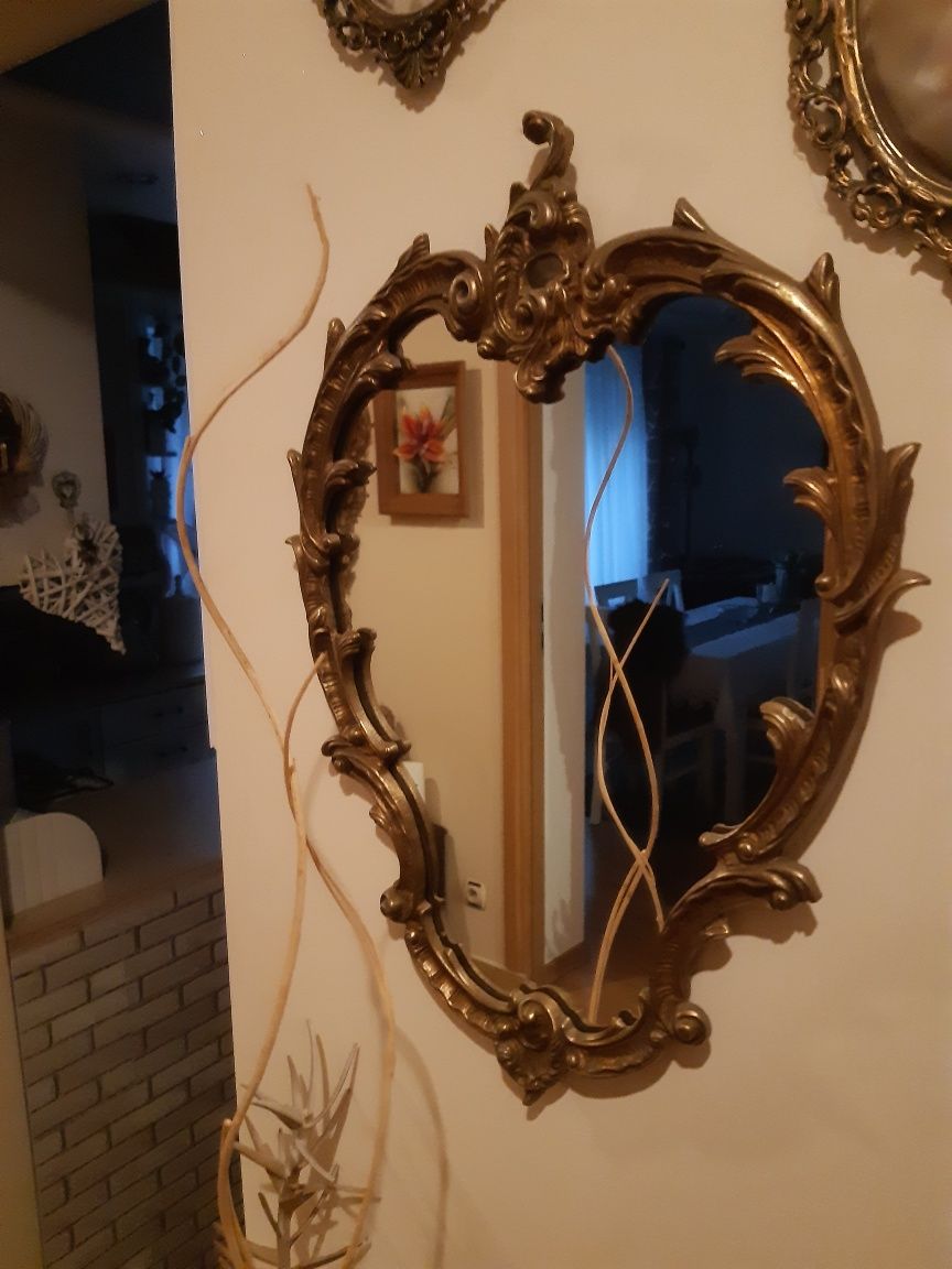 Durze lustro w mosiadzu