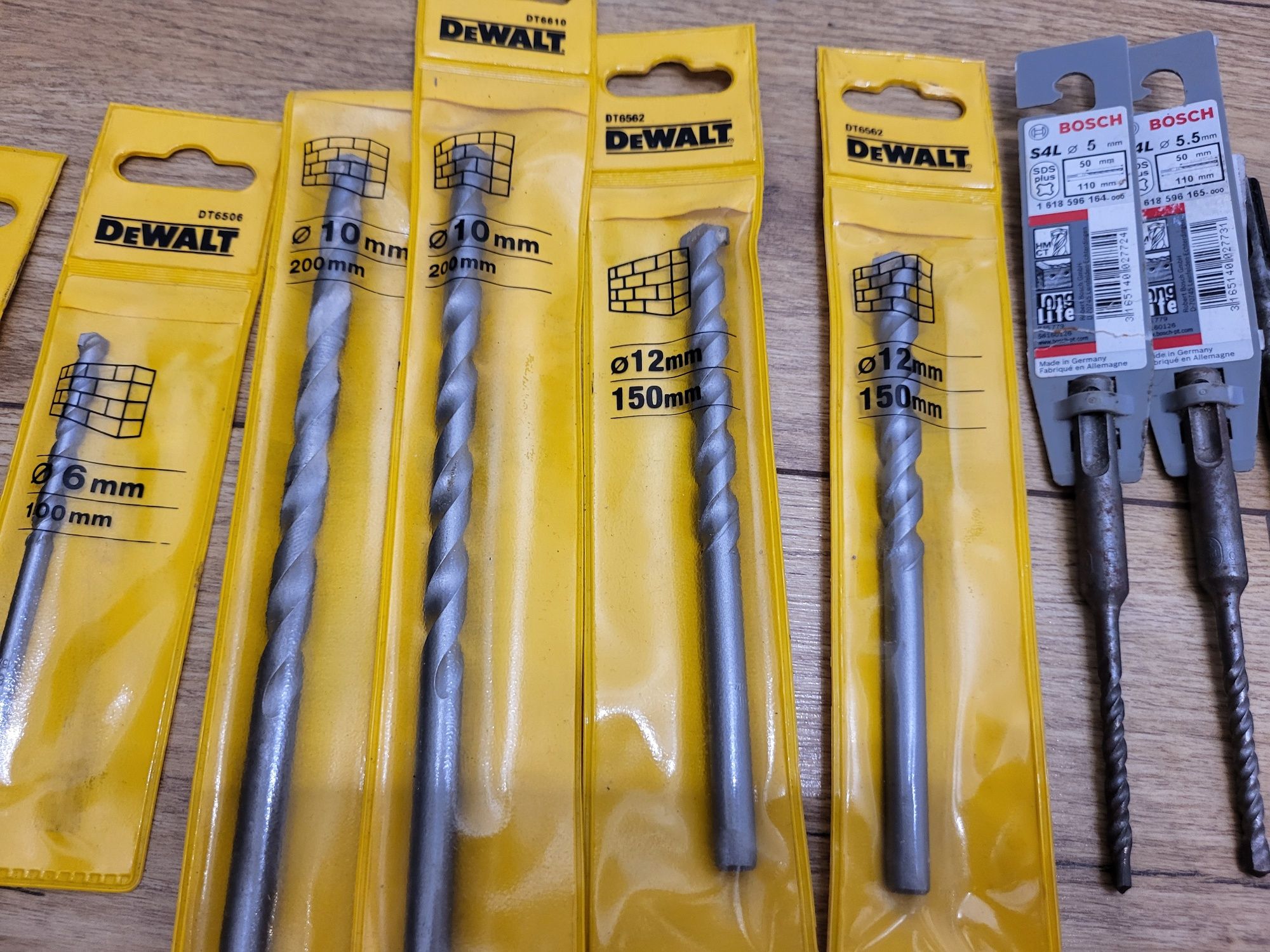 Wiertła do betonu, Dewalt, Bosch