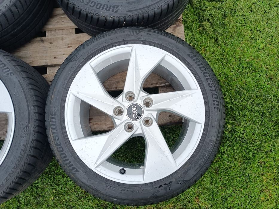 Felgi Audi 225/45 17 + opony Bridgestone Turanza T005