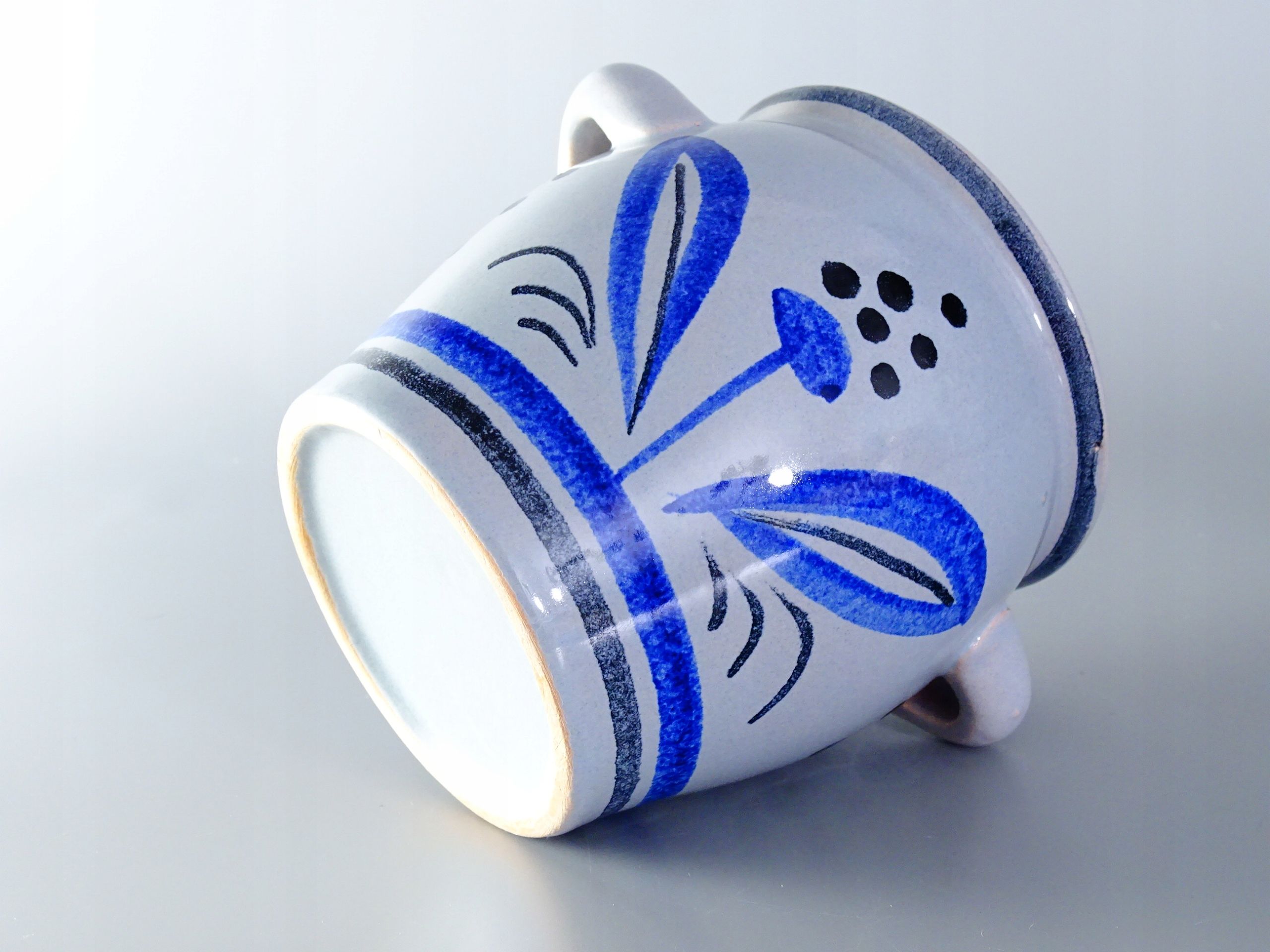 malowany ceramiczny pojemnik kuchenny garnek