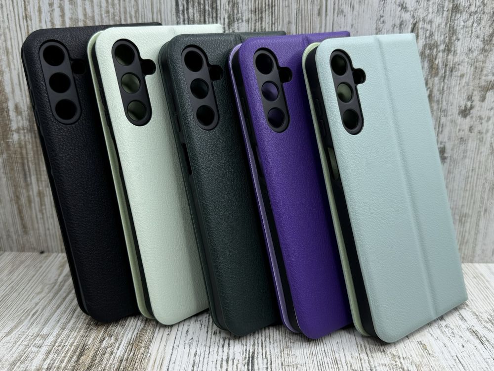 Чехол книжка Leather Case на Samsung A15/ А35/ А55