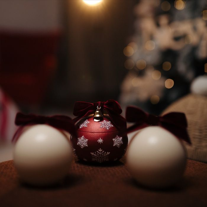 Новорічна свічка ручної роботи