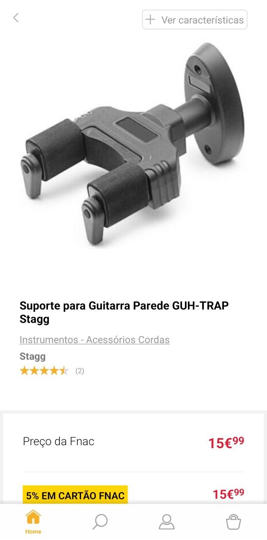 Suporte de parede para guitarra, completamente novos