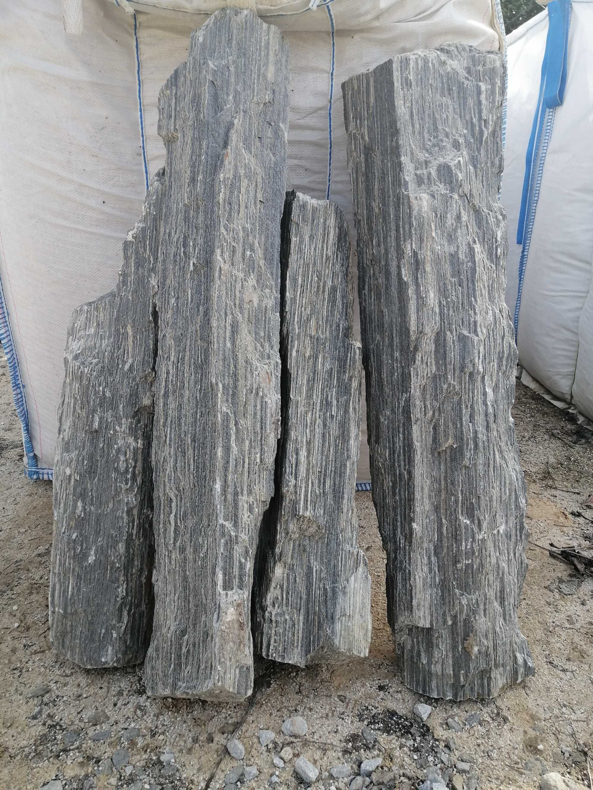 Szpilki gnejsowe ozdobne kamienie 20-120 cm głazy z kory TONA dostawa