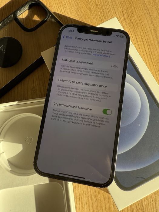 IPHONE 12 BLACK, 64GB, Stan Idealny, 100% Sprawny, 80% Kondycja