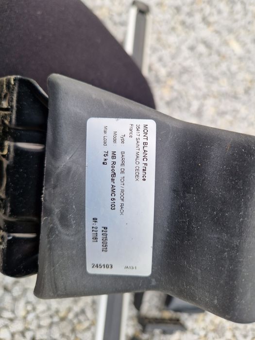 Bagażnik poprzeczki dachowe Renault Megane II Mont Blanc