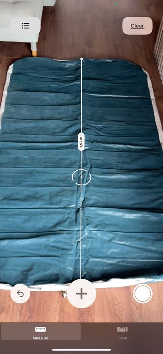 Inflatable Camping Mattress 130×200 cm — Like New