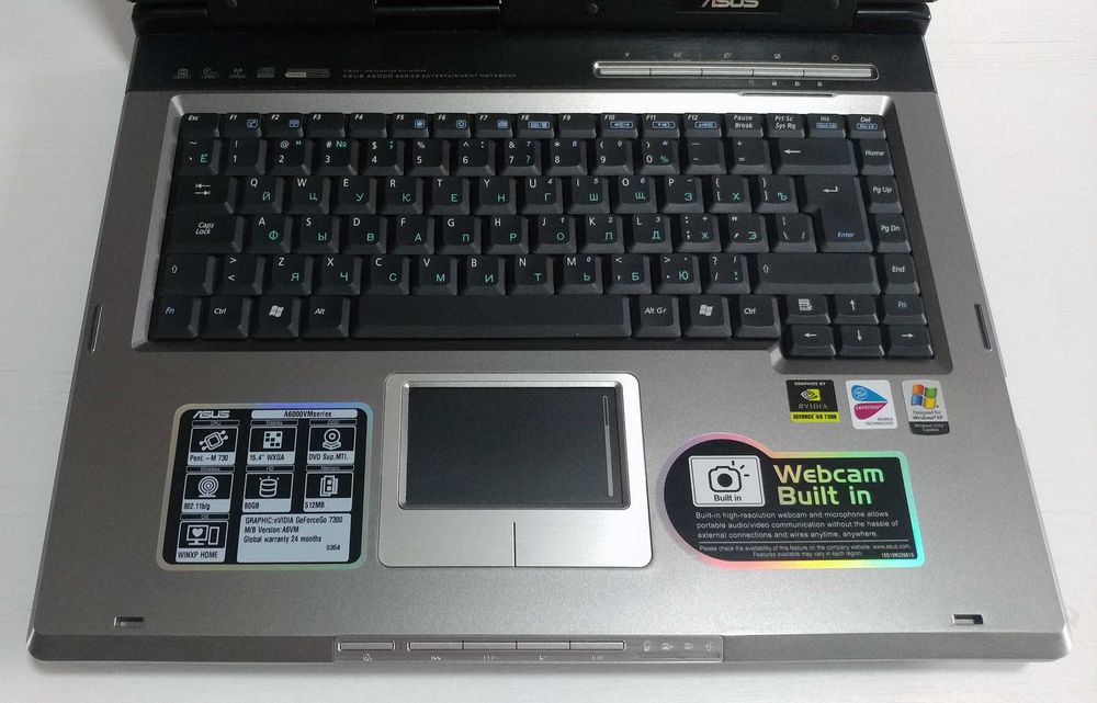 Ноутбук ASUS 6000VM, как НОВЫЙ