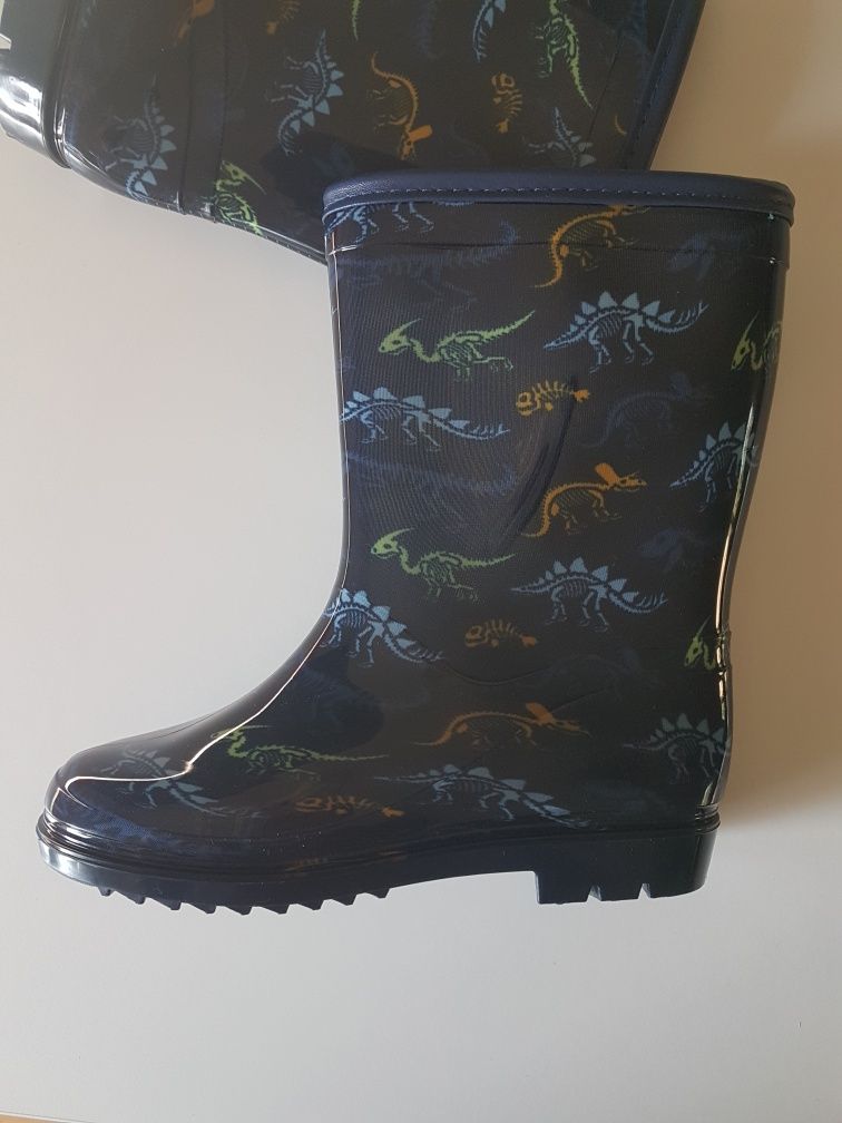 Kalosze nowe dla dziecka dinozaury