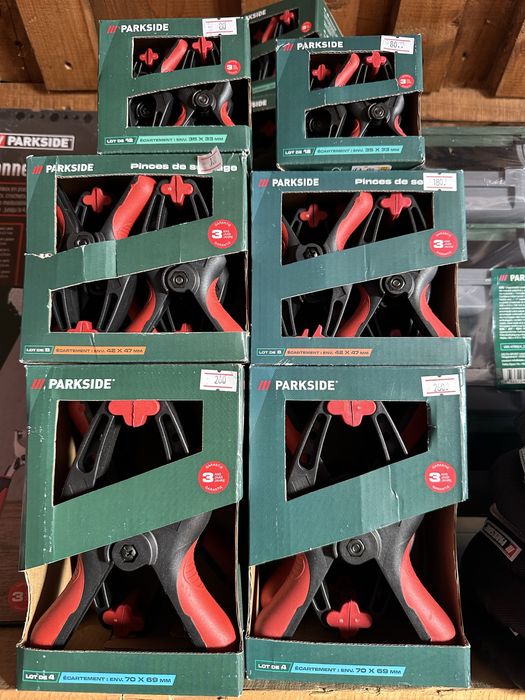 Быстрозажимные струбцины  из ГЕРМАНИИ Parkside зажими затискні