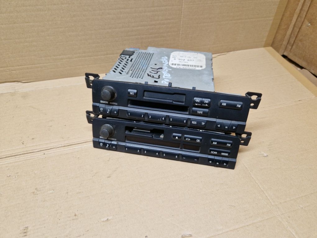 2x Radio Fabryczne BUSSINES i REVERSE BMW E46 uszkodzone