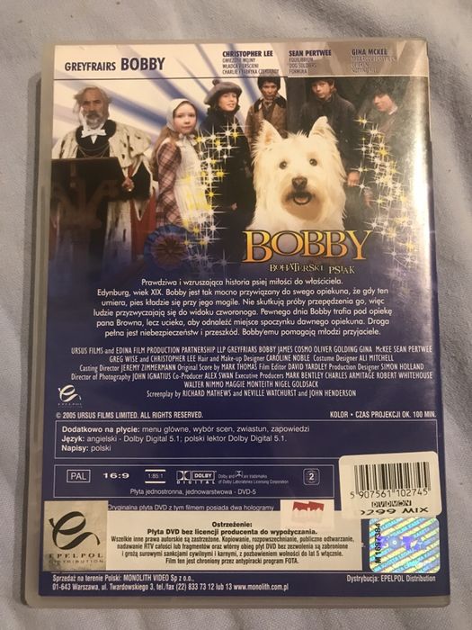 Bobby Bohaterski Psiak film na DVD