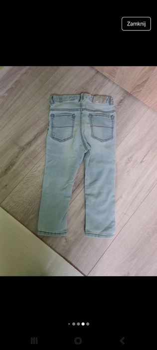3pary spodni jeansowych dla Dziewczynki , rozmiar 86 ;)