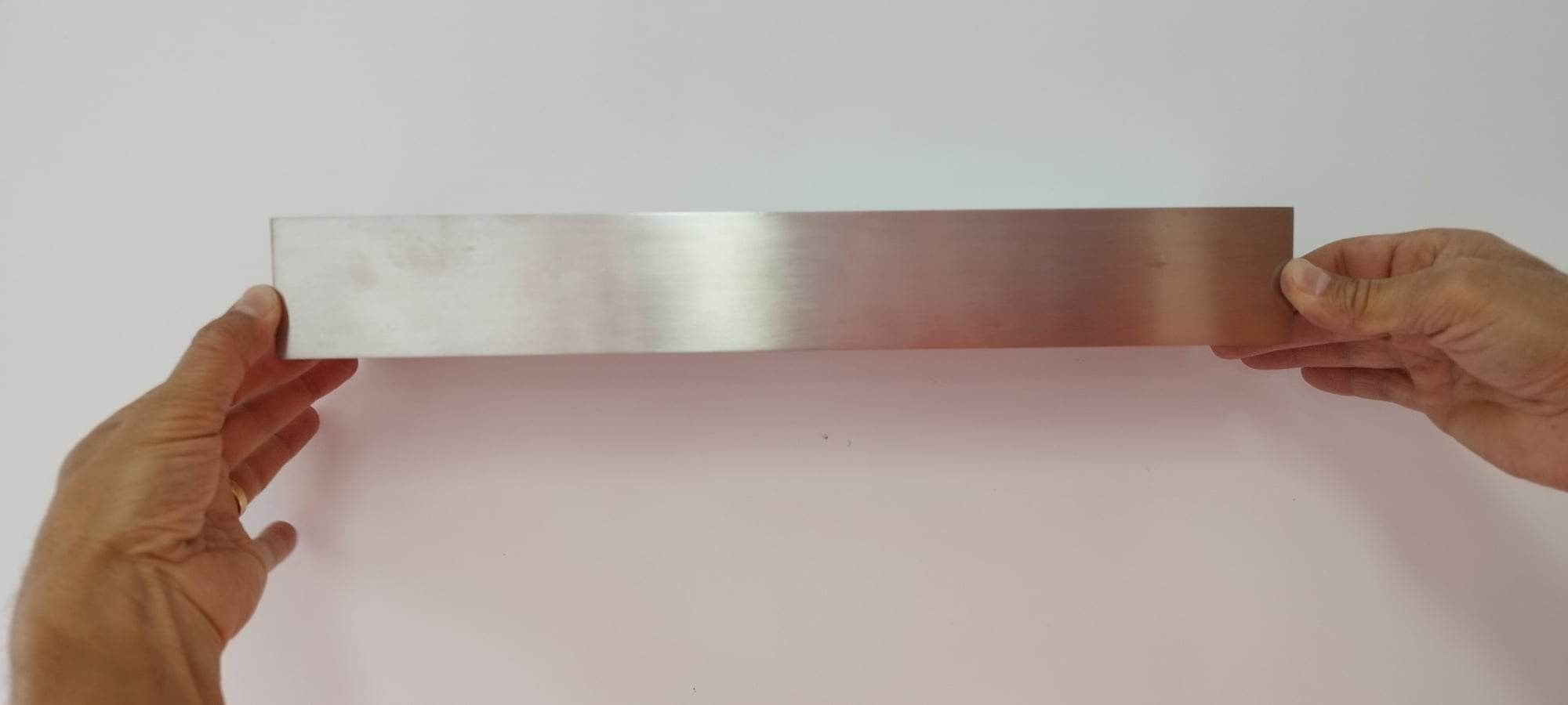 Candeeiro / Aplique aço inox e vidro para wc