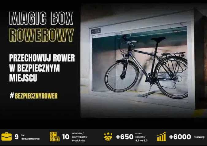 box garażowy boks rowerowy szafa garażowa schowek w piwnicy przechowa