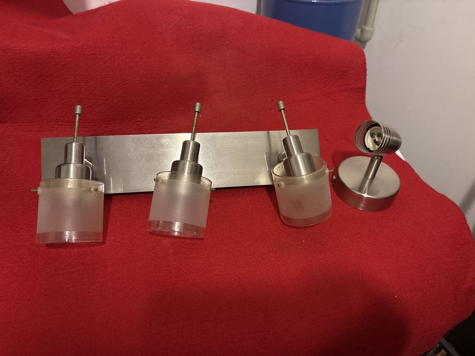 Zestaw oswietleniowy zyrandol kinkiet GU10 230v