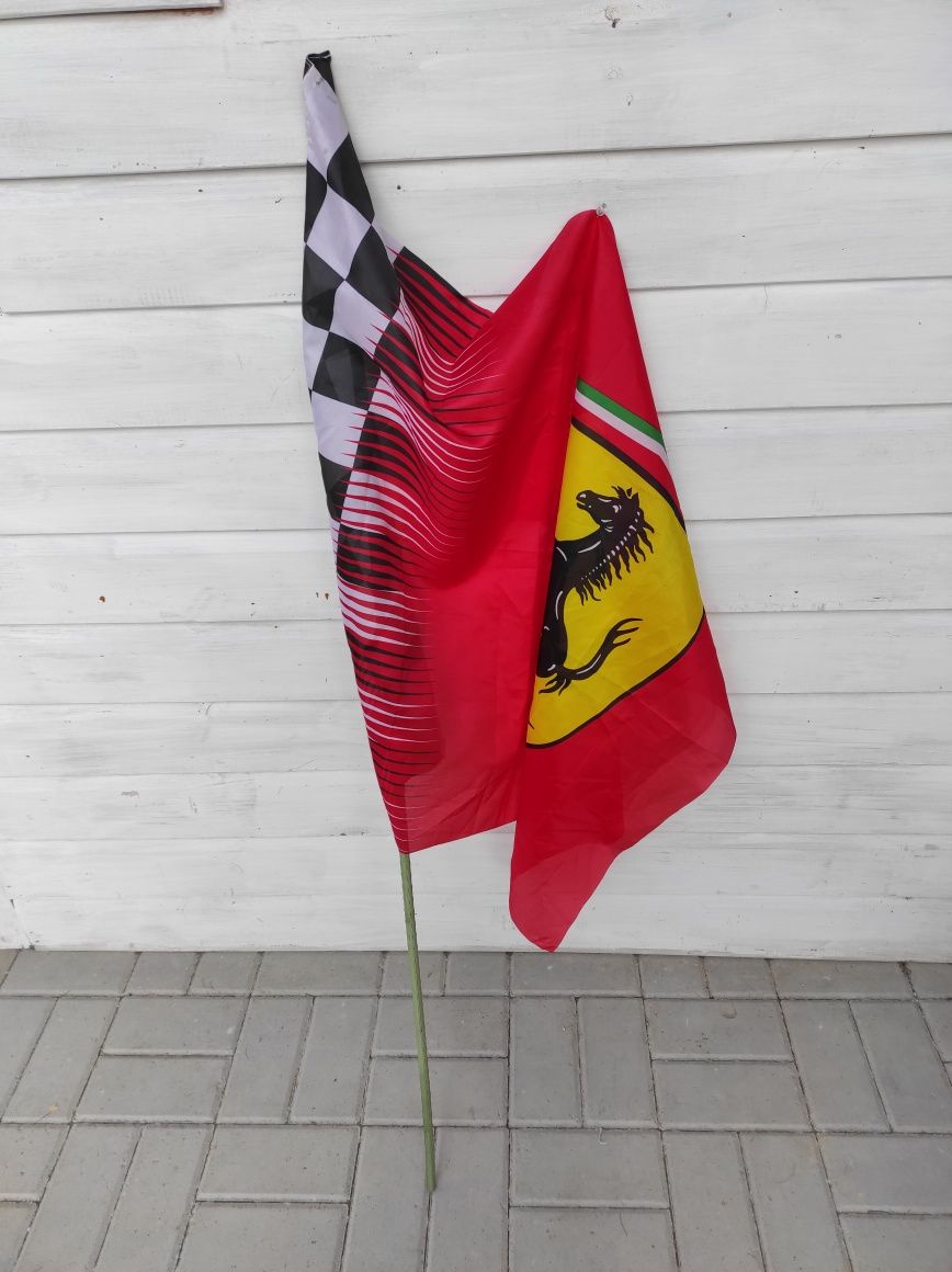 Oryginalna flaga Ferrari, F1  Italia, Wlochy