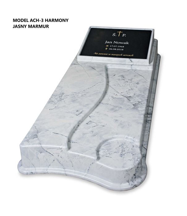 Pomnik, tani nagrobek plastikowy z tablicą grawer kolory WYSYŁKA PL