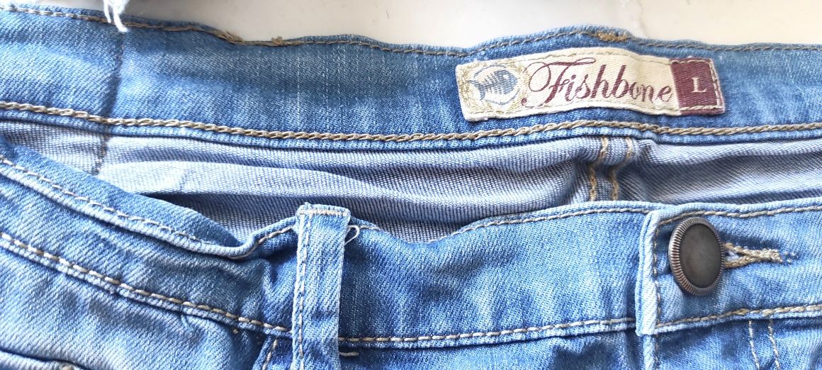 $zorty jeans Fishbone 2 pary-L