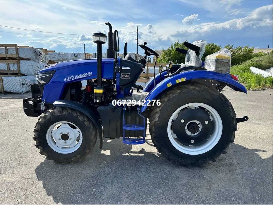Мінітрактор Файтер Т-254 | Примусова гідравліка Посилена КПП доставка