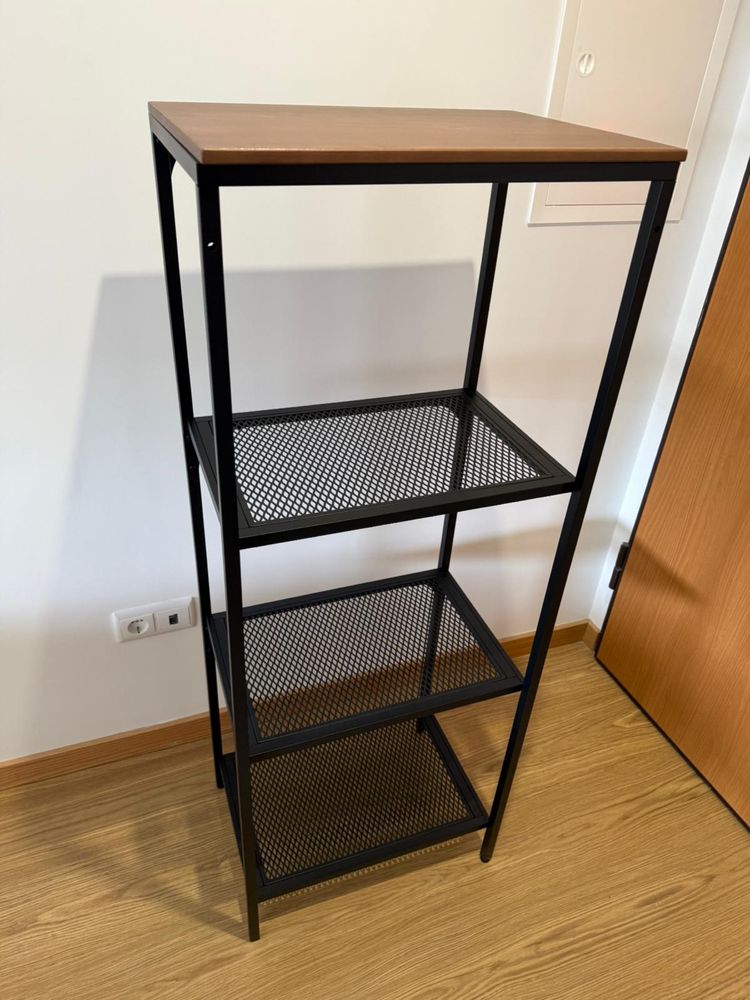 FJÄLLBO Estante, preto, 51x136 cm