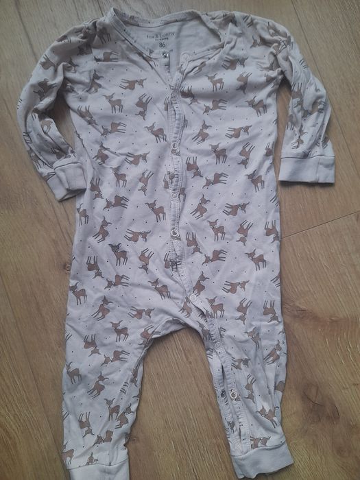 Długi rampers spioszki bez stop dla dziewczynki rozm.86