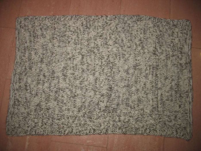 Poncho feito à mão