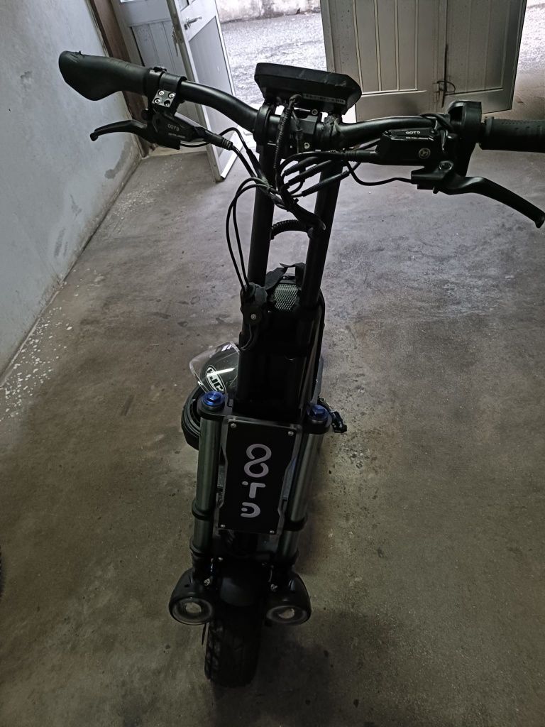 Trotinetes Ootd d99 v3 acidentada, mas funciona