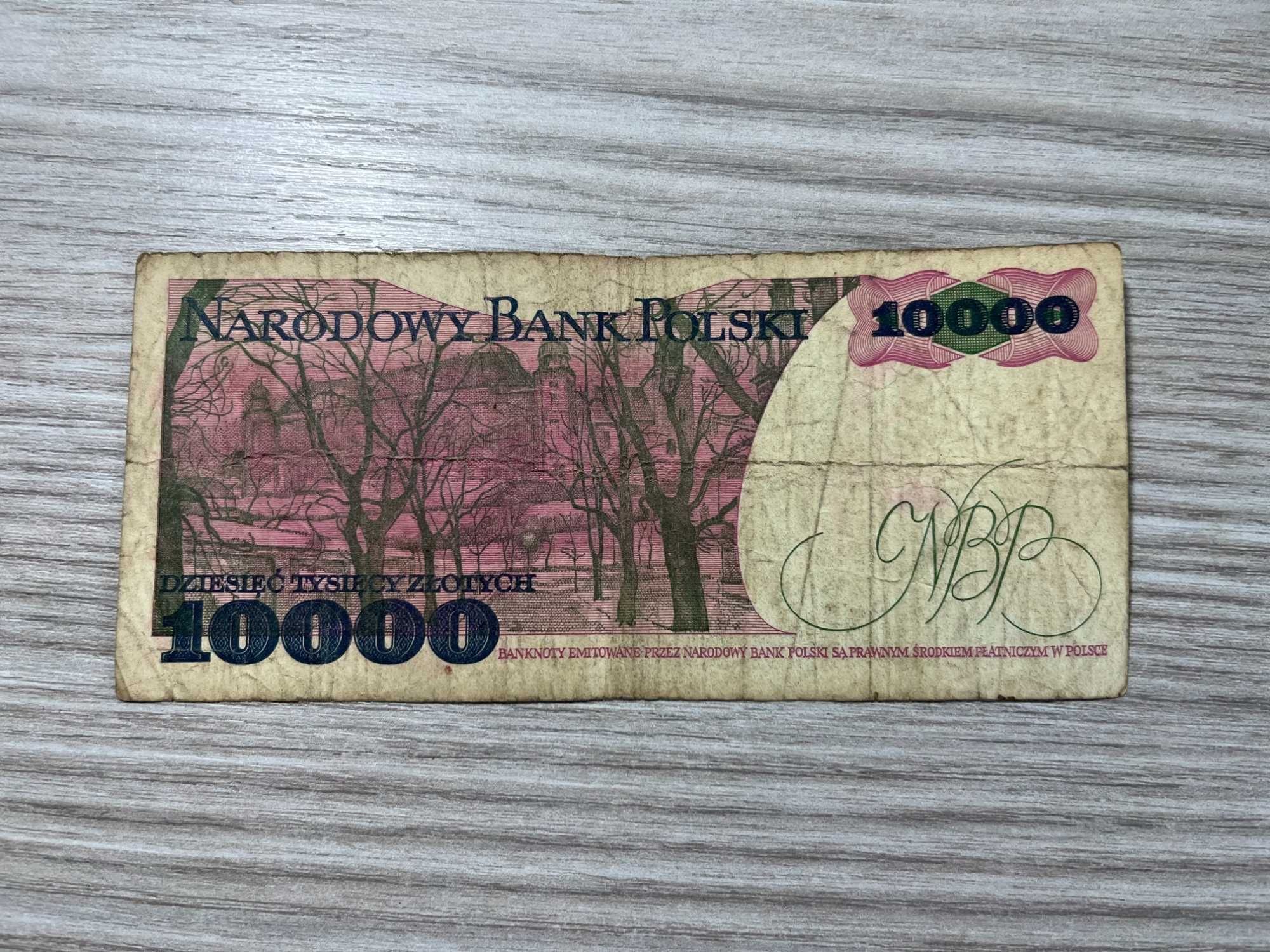 Banknot 10000 Stanisław Wyspiański 1988 r.