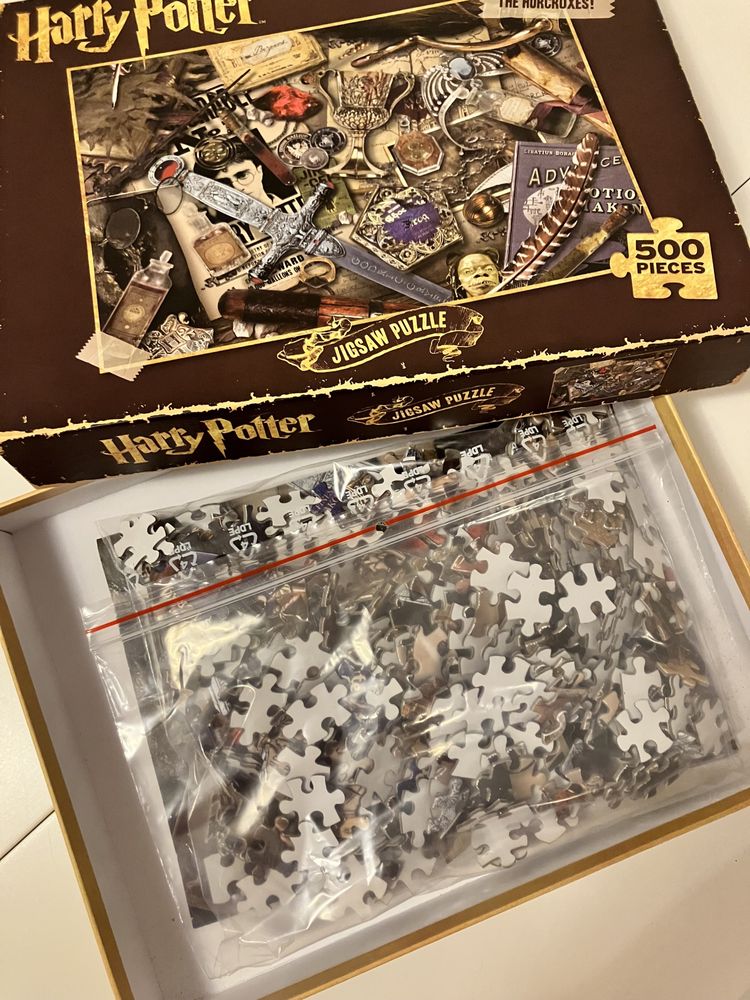 Puzzle Harry Potter 500 el Jigsaw kompletne z plakatem