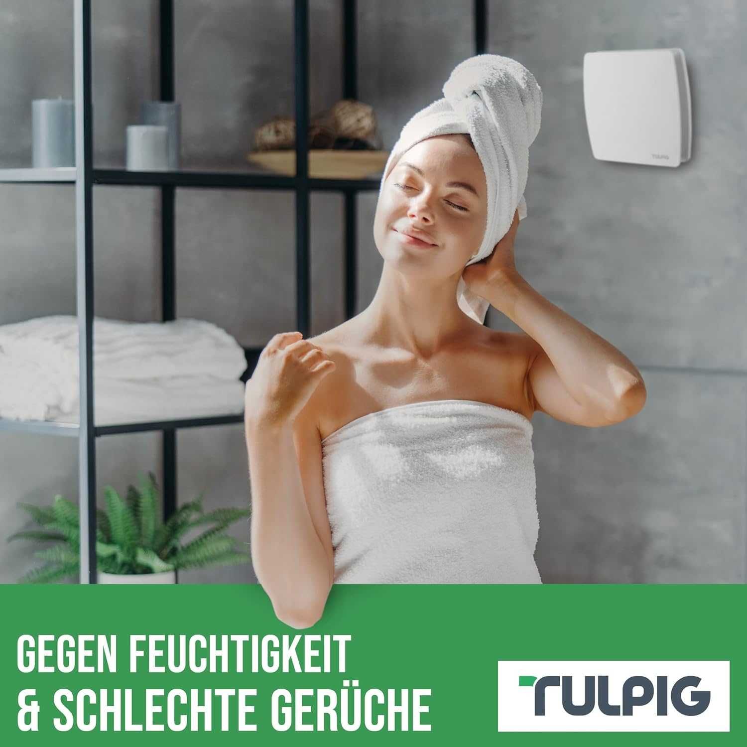 Tulpig Wentylator łazienkowy 100 mm