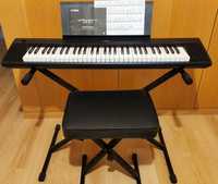 Yamaha Piaggero NP-12: Som Puro em Formato Compacto - Piano Teclado