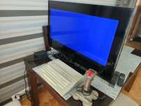 SPRAWNE Atari 65XE + joystick JETFIGHTER SV 126