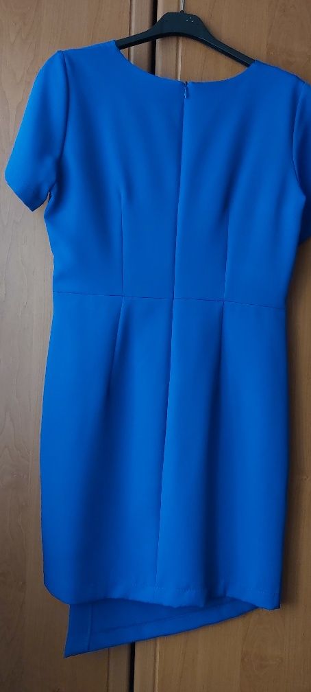 Elegancka szafirowa sukienka .Nowa
