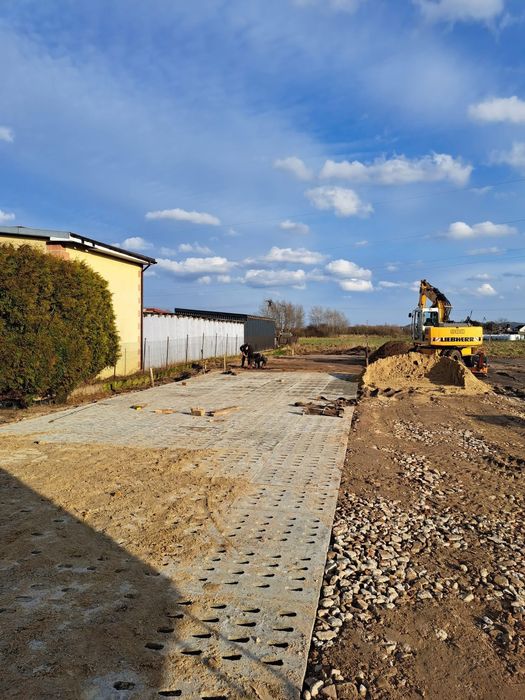 Układanie dróg od podstaw 
z płyt yomb kruszywo utwardzanie kompleksow