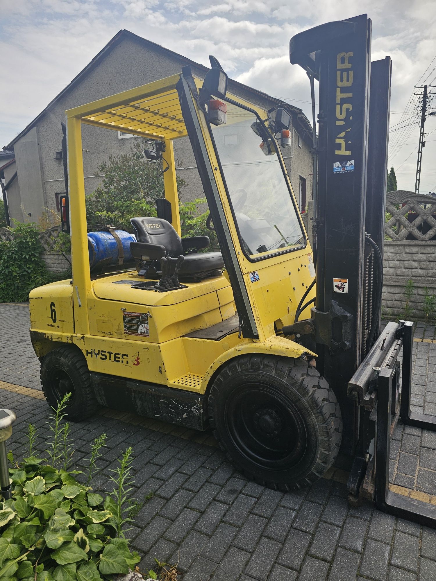 Wózek widłowy HYSTER H3.00XM 3205mm 3t LPG  TRANSPORT