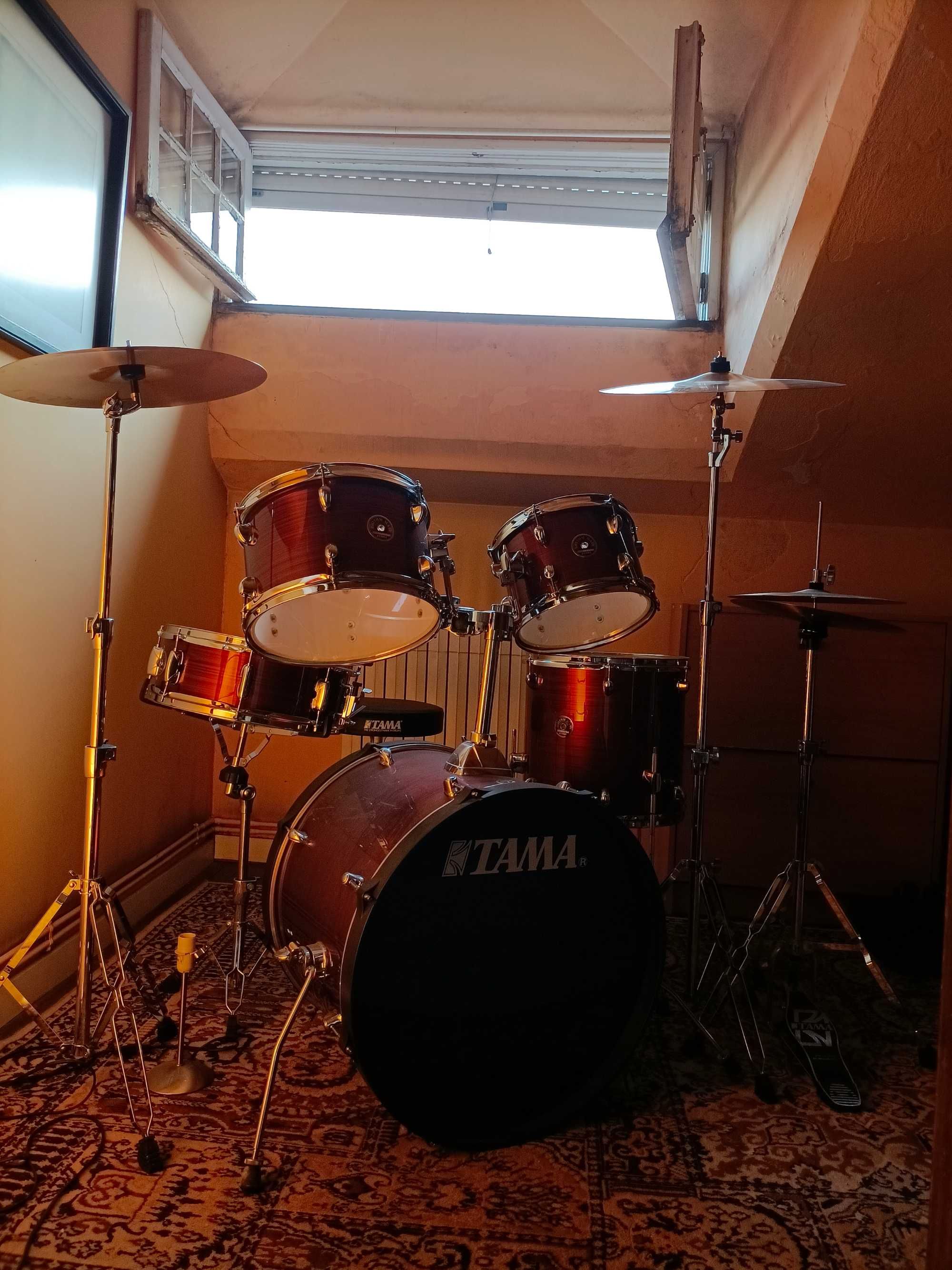 Bateria completa com pouco uso