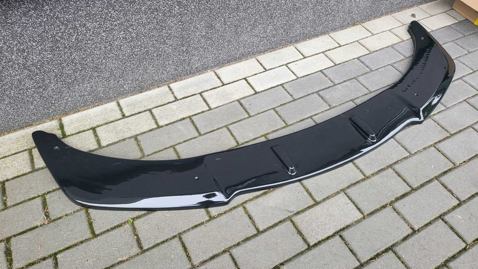 SPLITTER czarny połysk BMW 6 F06 F12 F13 zderzak M-PERFORMANCE 13-15
