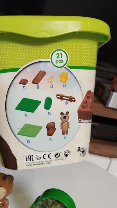 Masza i niedźwiedź LEGO Duplo Playbig bloxx Simba Toys