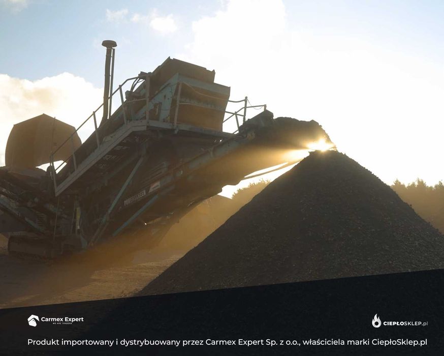 Węgiel Niesort KOLUMB 0–100 mm | 25-26 MJ/kg | Niska siarka 0,40%