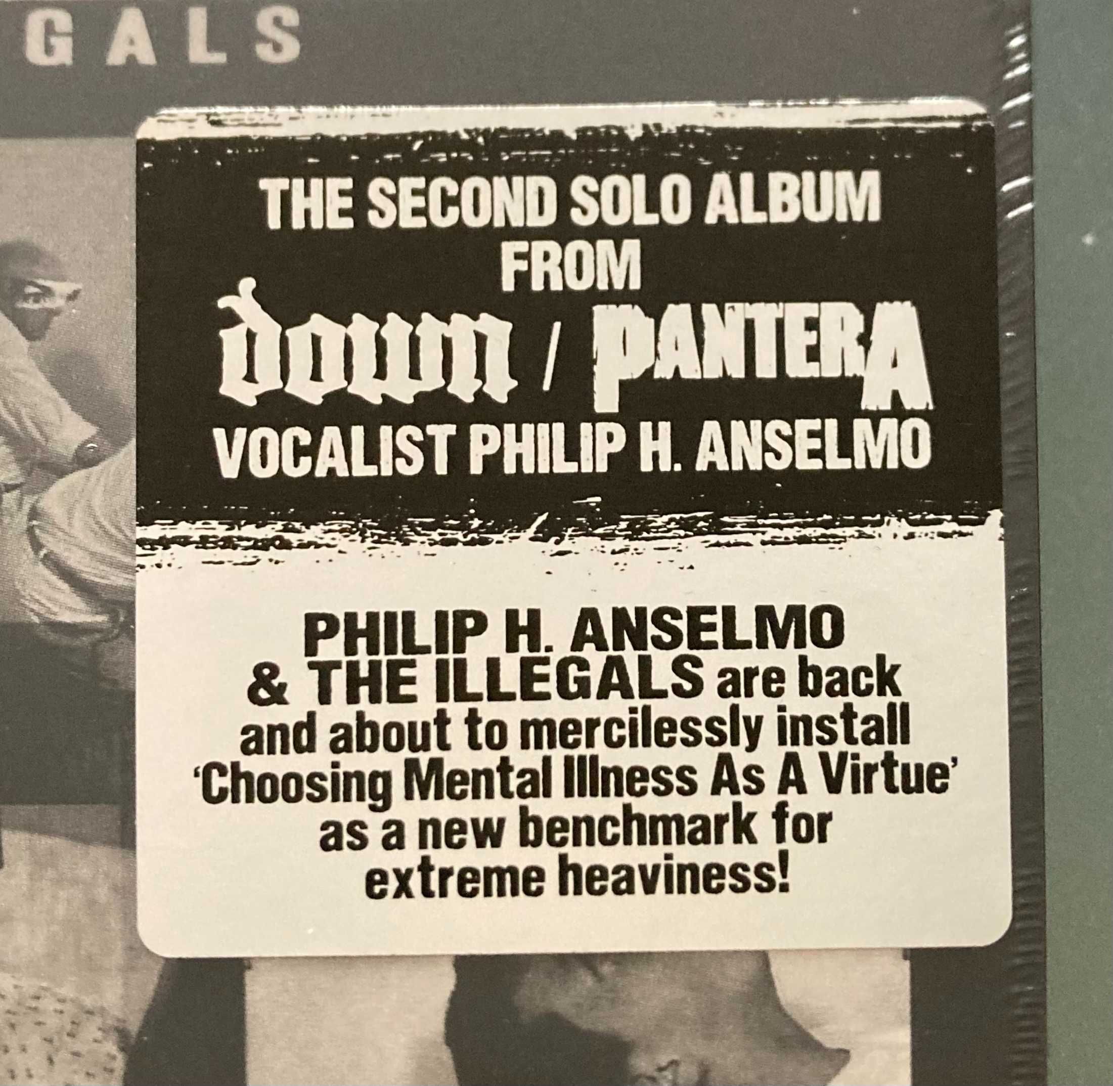 Phil Anselmo & The Illegals - Choosing Mental Illness CD