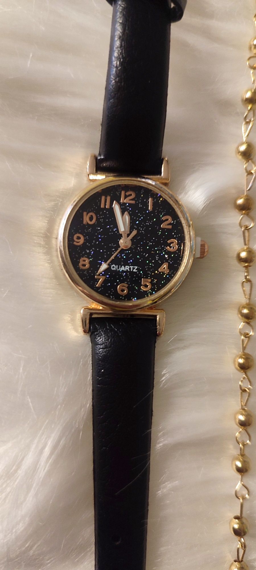Zegarek damski zestaw biżuterii prezent święta sylwester karnawał