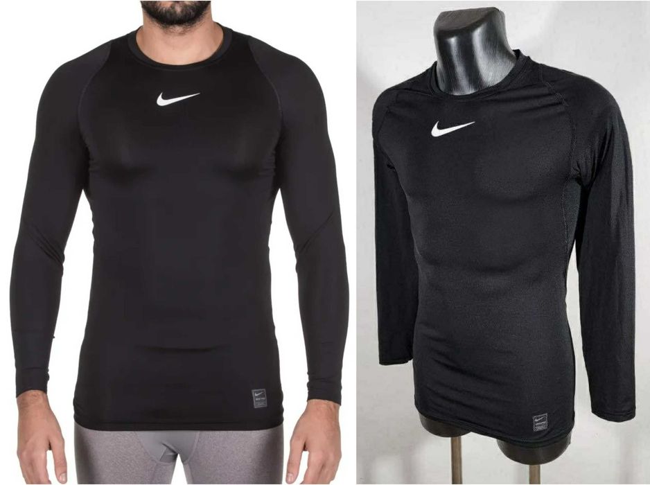 Лонгслів NIKE NP ТОП LS COMP (р. L) Оригінал термо футболка Dri-FIT