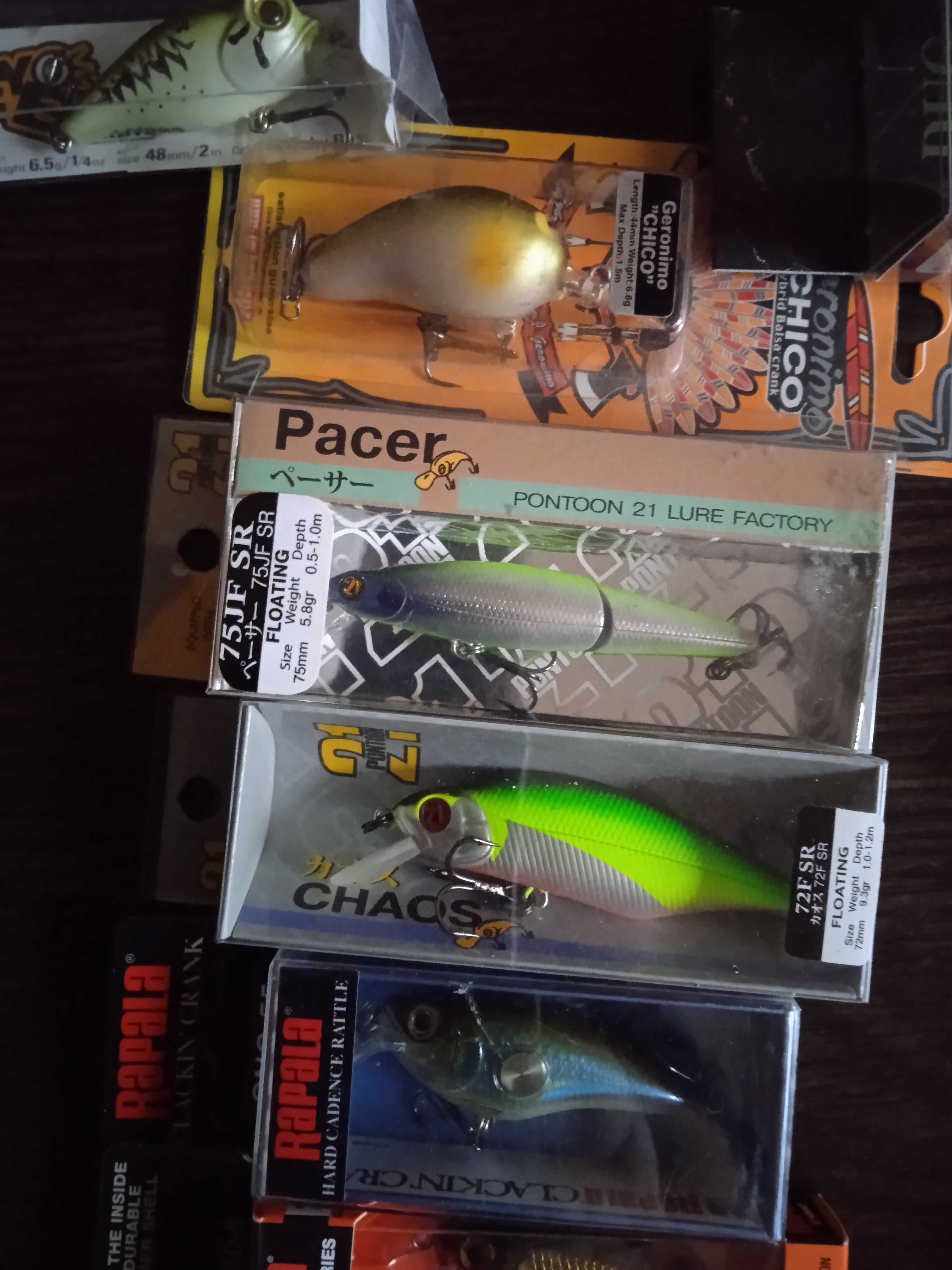 Японские воблеры Pontoon 21  Megabass DUO  Zipbaits