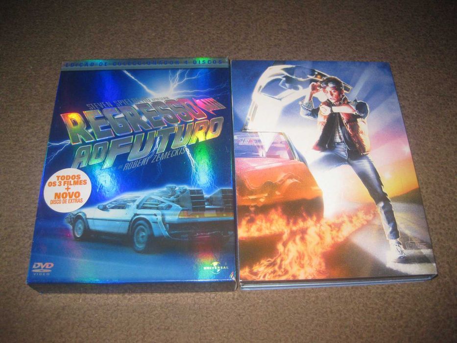 Colecção Completa DVD "Regresso ao Futuro" Digipack+1 Disco de Extras!