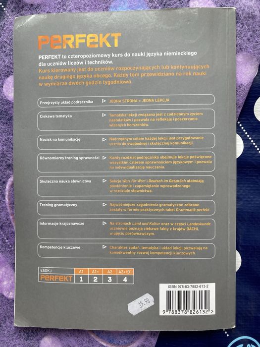 Zeszyt ćwiczeń „Perfekt” do klasy 1 liceum/technikum
