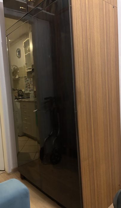 Szafa dwudrzwiowa PRL retro vintage - stan dobry, oddam za darmo