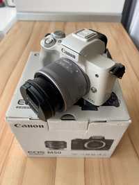 Canon EOS M50 kit (15-45 mm) White фотоапарат