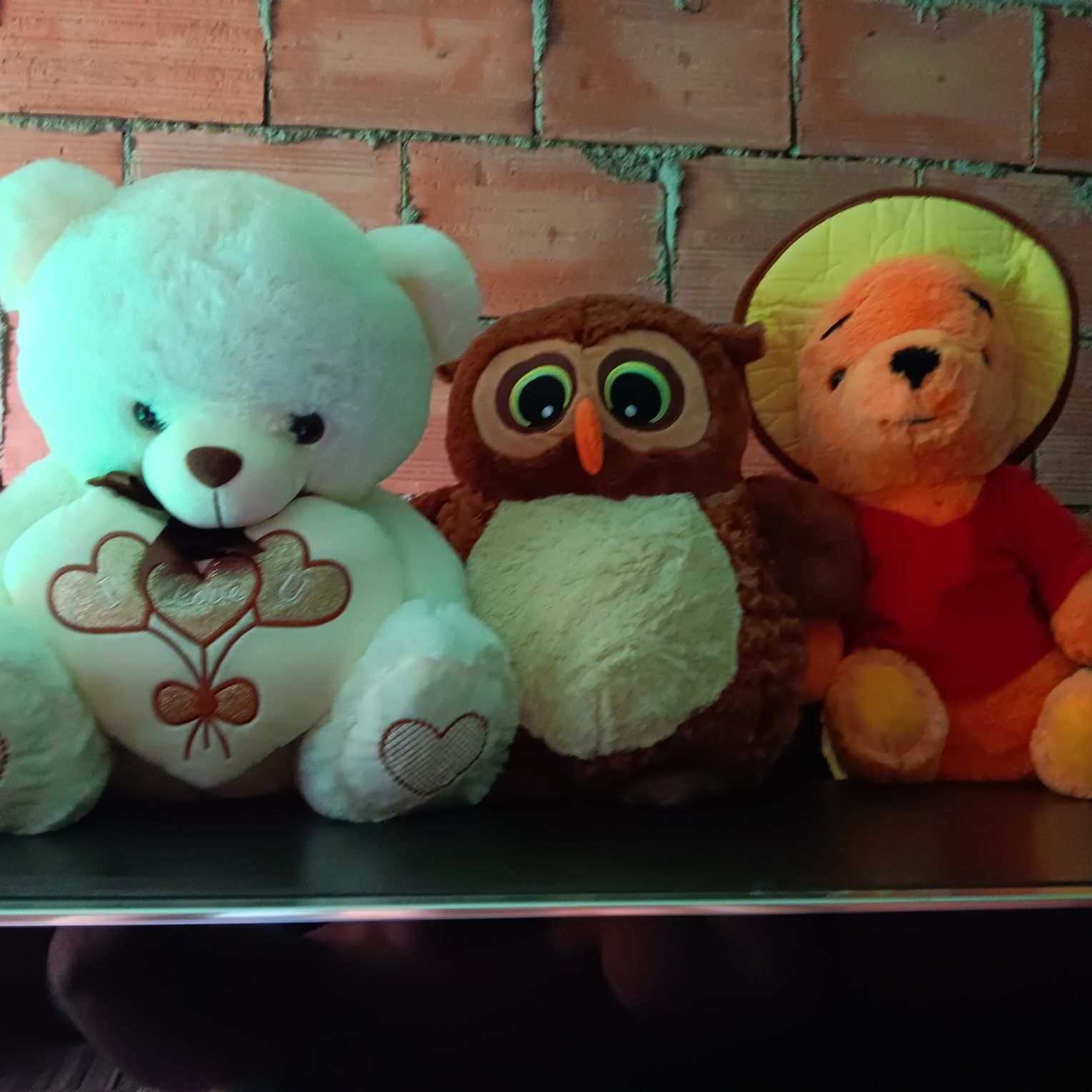 Conjunto de 3 peluches